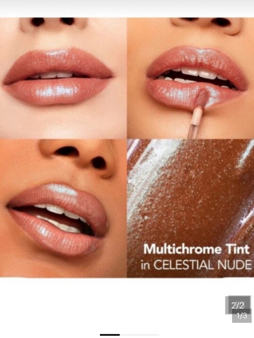 New! Buxom Multichrome Tint in Celestial Nude Lip Gloss